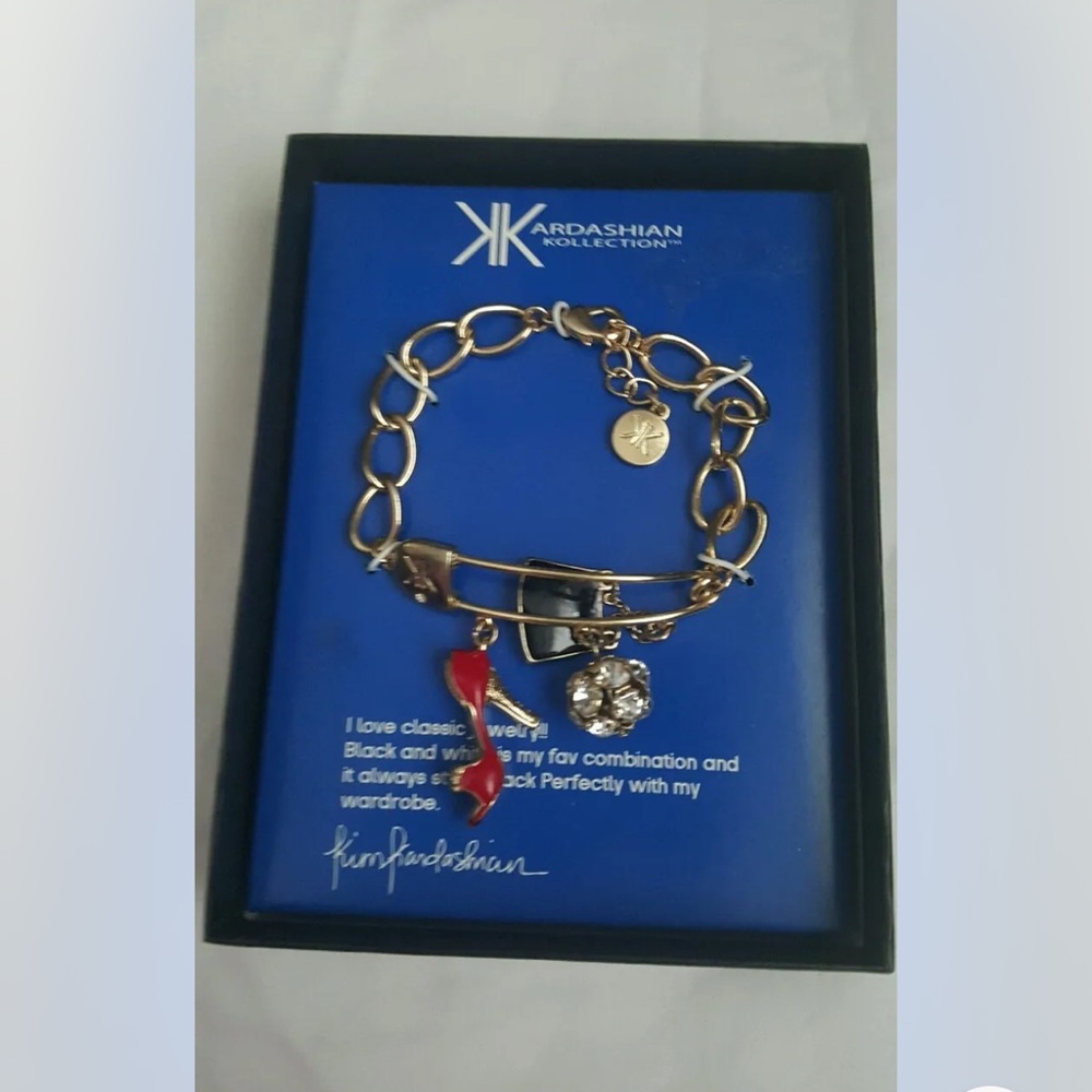KIM KARDASHIAN KOLLECTION CHARM BRACELET~NEW IN A BOX